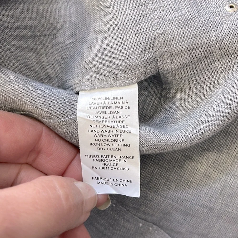 VEX Collection French Linen Jacket - Picture 9 of 10